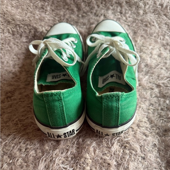 Converse Kelly Green Low-Top Shoes - Sz7 - Picture 3 of 8